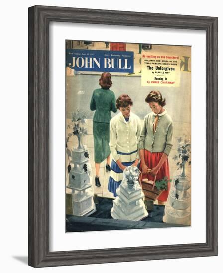 Front Cover of 'John Bull', June 1957-null-Framed Giclee Print