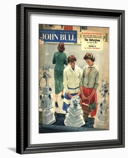 Front Cover of 'John Bull', June 1957-null-Framed Giclee Print