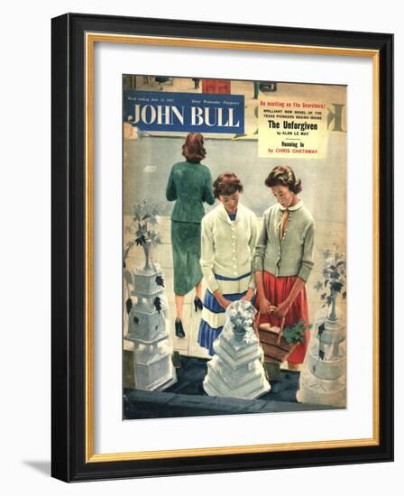 Front Cover of 'John Bull', June 1957-null-Framed Giclee Print