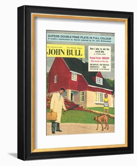 Front Cover of 'John Bull', June 1958-null-Framed Giclee Print