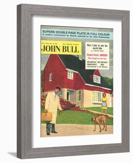 Front Cover of 'John Bull', June 1958-null-Framed Giclee Print