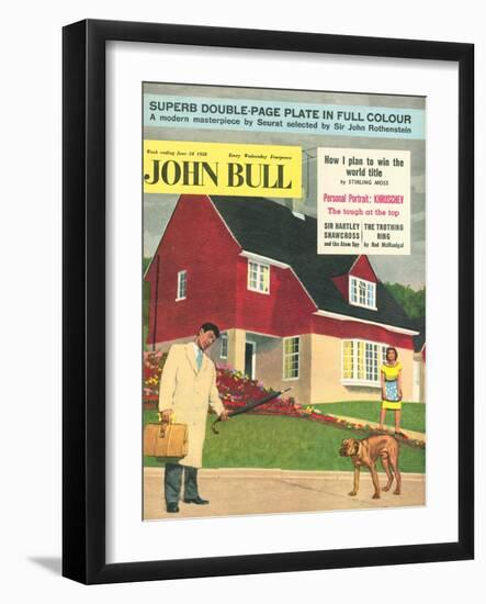 Front Cover of 'John Bull', June 1958-null-Framed Giclee Print