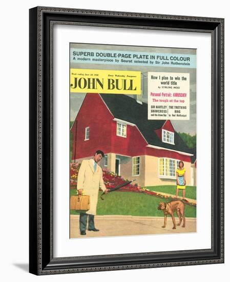 Front Cover of 'John Bull', June 1958-null-Framed Giclee Print