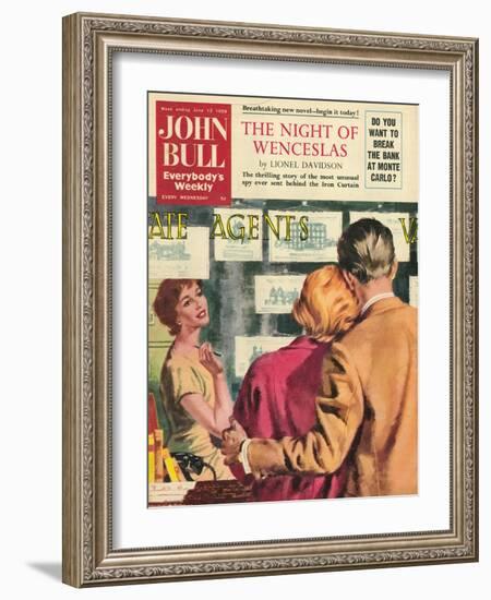 Front Cover of 'John Bull', June 1959-null-Framed Giclee Print