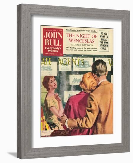 Front Cover of 'John Bull', June 1959-null-Framed Giclee Print