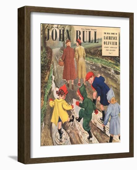 Front Cover of 'John Bull' Magazine, March 1949-null-Framed Giclee Print