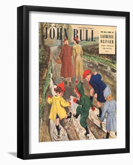 Front Cover of 'John Bull' Magazine, March 1949-null-Framed Giclee Print