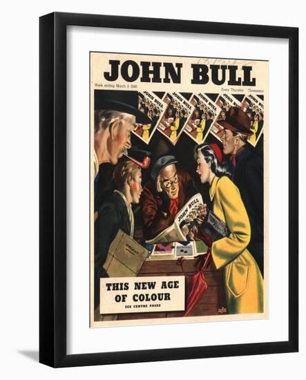 Front Cover of 'John Bull', March 1946-null-Framed Giclee Print