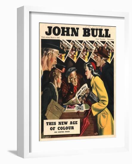 Front Cover of 'John Bull', March 1946-null-Framed Giclee Print