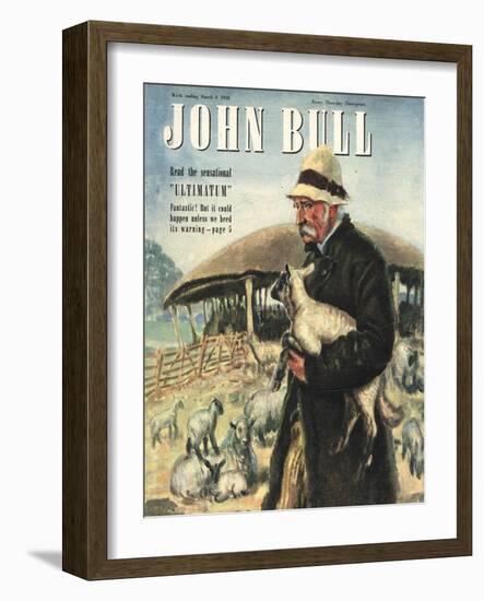 Front Cover of 'John Bull', March 1948-null-Framed Giclee Print