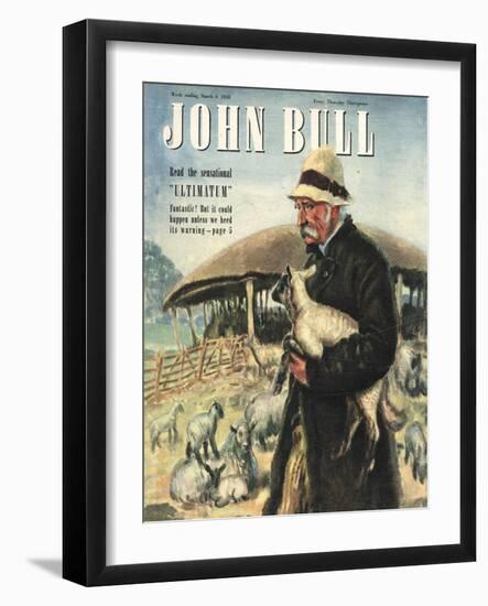 Front Cover of 'John Bull', March 1948-null-Framed Giclee Print
