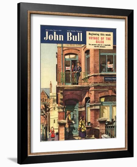 Front Cover Of'John Bull', March 1950-null-Framed Giclee Print