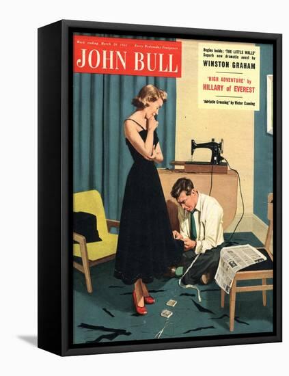 Front Cover of 'John Bull', March 1953-null-Framed Premier Image Canvas