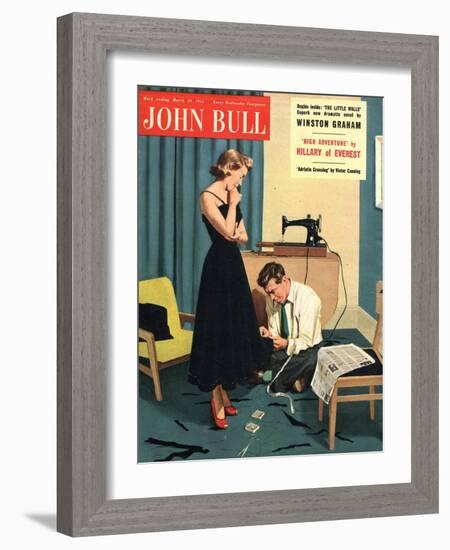 Front Cover of 'John Bull', March 1953-null-Framed Giclee Print