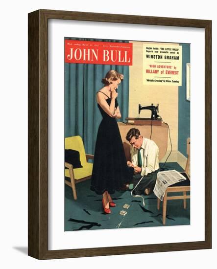 Front Cover of 'John Bull', March 1953-null-Framed Giclee Print