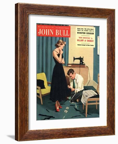 Front Cover of 'John Bull', March 1953-null-Framed Giclee Print