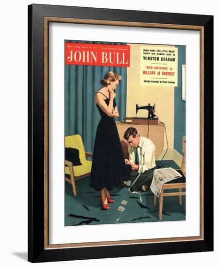 Front Cover of 'John Bull', March 1953-null-Framed Giclee Print