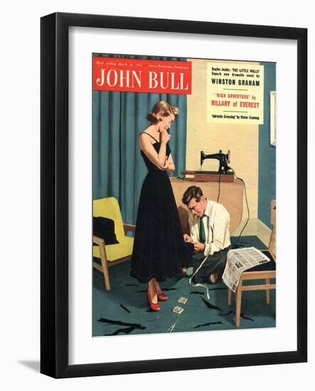 Front Cover of 'John Bull', March 1953-null-Framed Giclee Print