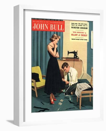 Front Cover of 'John Bull', March 1953-null-Framed Giclee Print