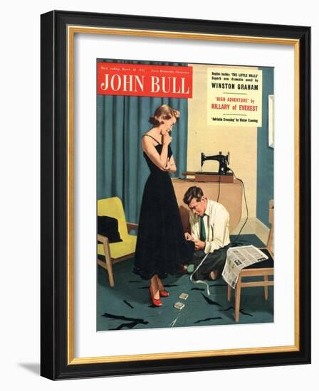 Front Cover of 'John Bull', March 1953-null-Framed Giclee Print