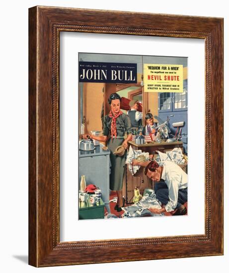 Front Cover of 'John Bull', March 1955-null-Framed Giclee Print