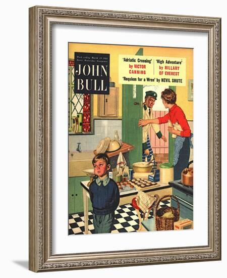 Front Cover of 'John Bull', March 1955-null-Framed Giclee Print