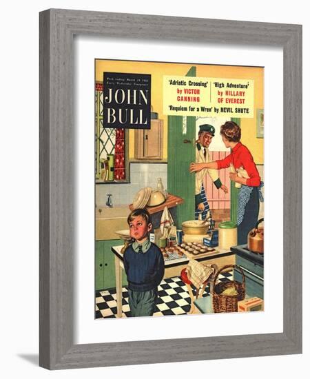 Front Cover of 'John Bull', March 1955-null-Framed Giclee Print