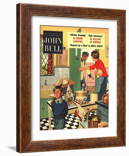 Front Cover of 'John Bull', March 1955-null-Framed Giclee Print