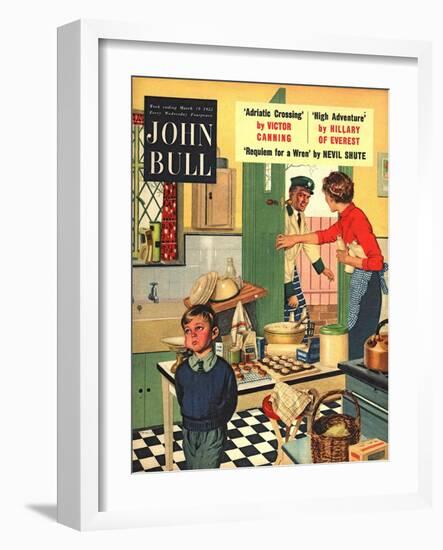 Front Cover of 'John Bull', March 1955-null-Framed Giclee Print