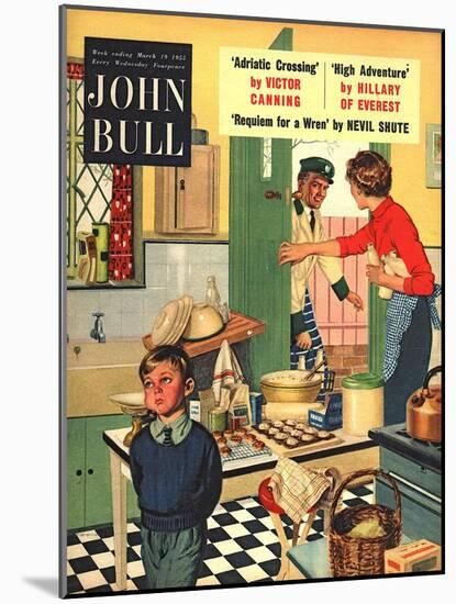 Front Cover of 'John Bull', March 1955-null-Mounted Giclee Print