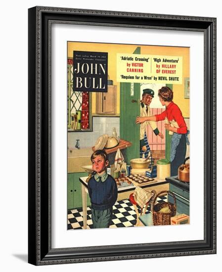 Front Cover of 'John Bull', March 1955-null-Framed Giclee Print