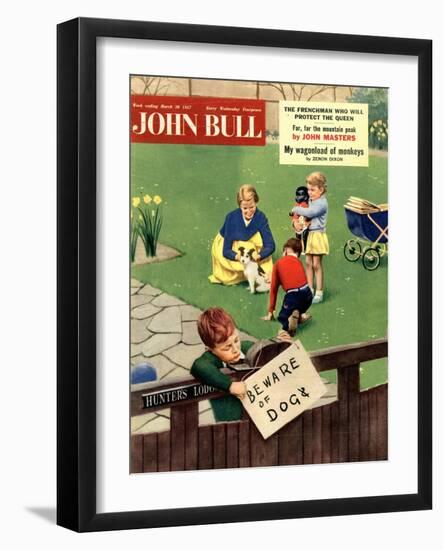 Front Cover of 'John Bull', March 1957-null-Framed Giclee Print