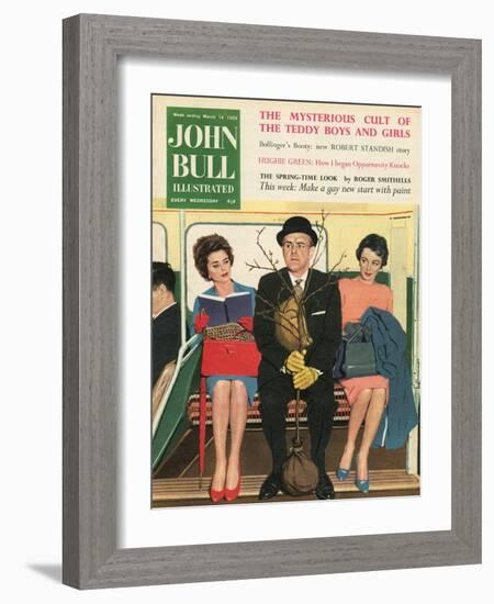 Front Cover of 'John Bull', March 1958-null-Framed Giclee Print