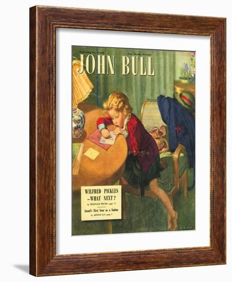 Front Cover of 'John Bull', May 1949-null-Framed Giclee Print