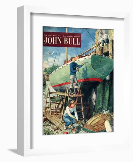 Front Cover of 'John Bull', May 1952-null-Framed Giclee Print