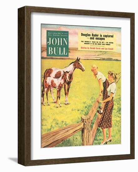 Front Cover of 'John Bull', May 1954-null-Framed Giclee Print