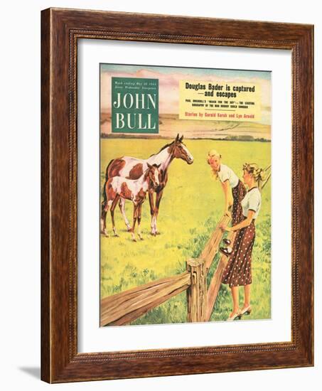 Front Cover of 'John Bull', May 1954-null-Framed Giclee Print