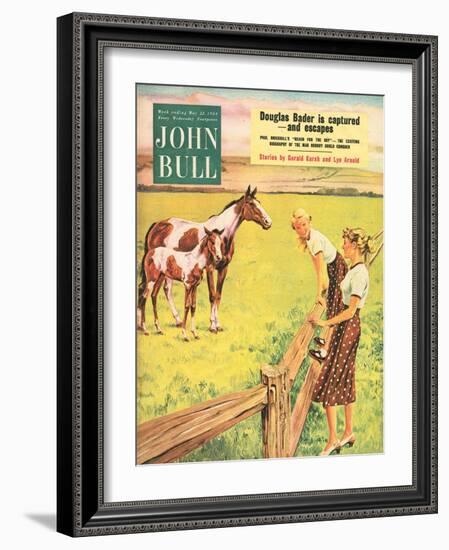 Front Cover of 'John Bull', May 1954-null-Framed Giclee Print