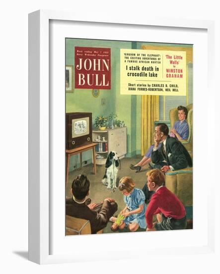 Front Cover of 'John Bull', May 1955-null-Framed Giclee Print