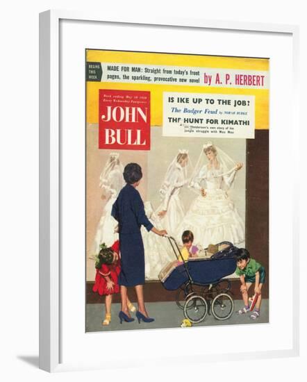 Front Cover of 'John Bull', May 1958-null-Framed Giclee Print