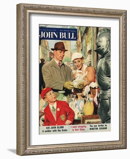 Front Cover of 'John Bull', November 1957-null-Framed Giclee Print