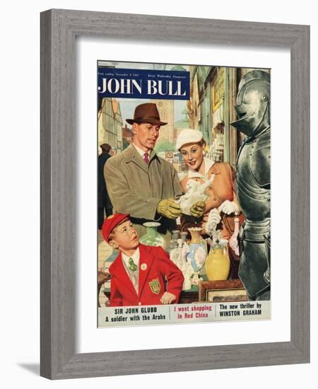 Front Cover of 'John Bull', November 1957-null-Framed Giclee Print