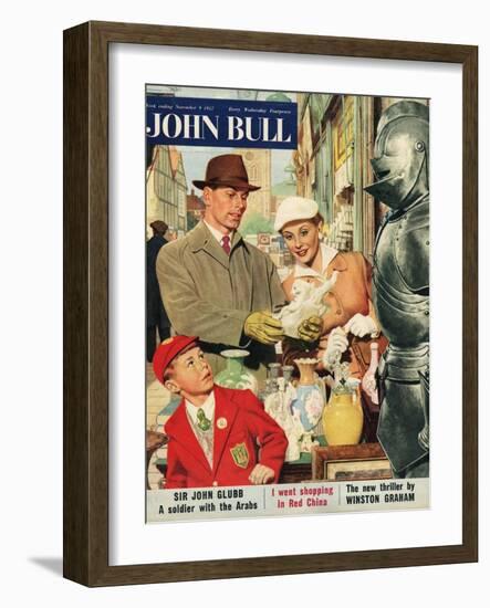 Front Cover of 'John Bull', November 1957-null-Framed Giclee Print