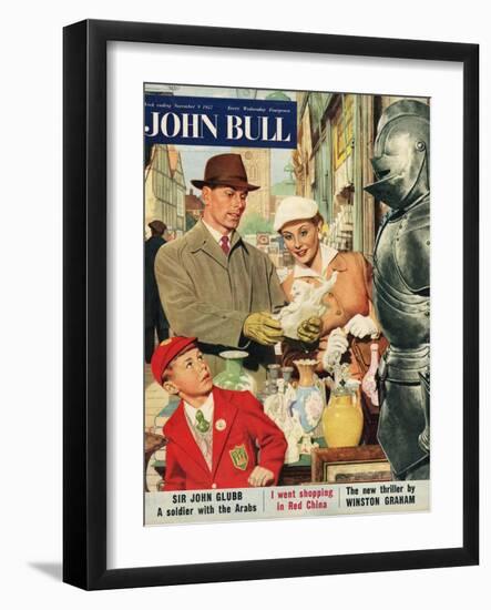 Front Cover of 'John Bull', November 1957-null-Framed Giclee Print