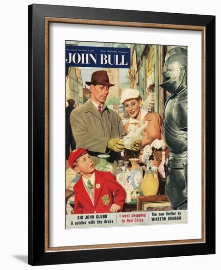 Front Cover of 'John Bull', November 1957-null-Framed Giclee Print