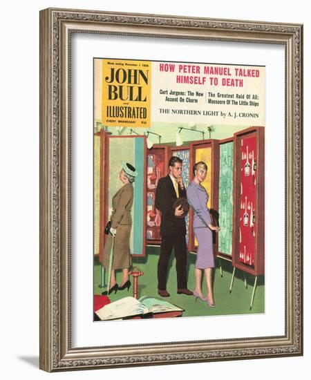 Front Cover of 'John Bull', November 1958-null-Framed Giclee Print