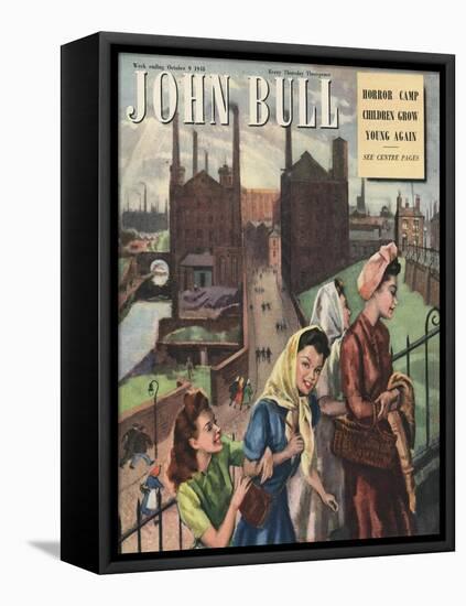 Front Cover of 'John Bull', October 1948-null-Framed Premier Image Canvas