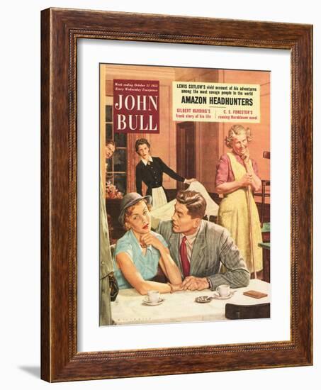 Front Cover of 'John Bull', October 1953-null-Framed Giclee Print