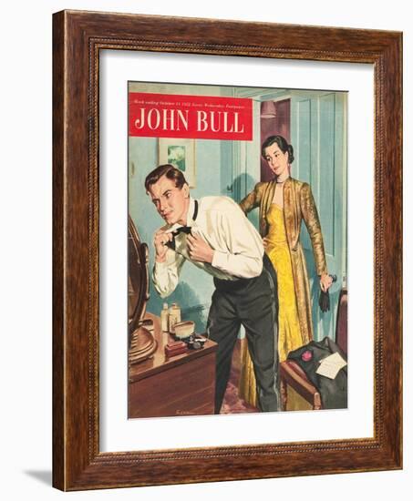 Front Cover of 'John Bull', October 1953-null-Framed Giclee Print