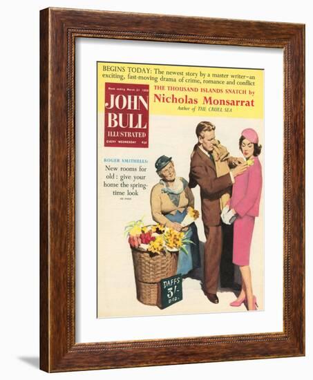 Front Cover of 'John Bull', October 1954-null-Framed Giclee Print